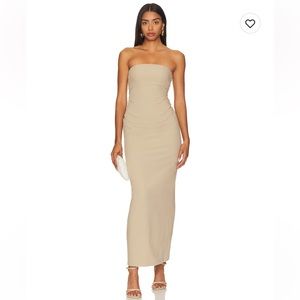 LPA- Never worn new with tags. Idalia column maxi dress in taupe sand -SMALL